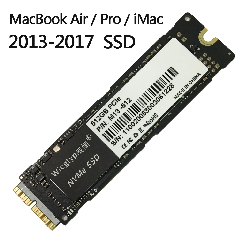 Фото SSD-накопитель 512 ГБ 2013-2017 для MacBook Pro Retina A1502 A1398 Macbook Air A1465 A1466 | Компьютеры и офис