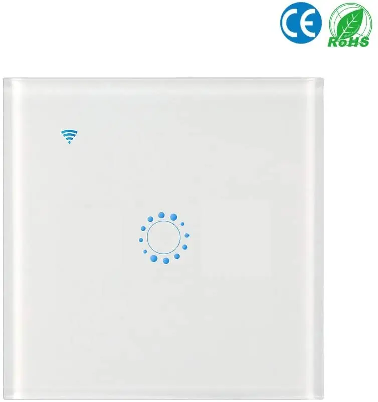 EU Standard Smart switch, ewelink 1 gang 1 Way Home Wireless WiFi Wall Light Touch Switch Wall interruptor,Need Neutral line
EU Standard Smart switch, ewelink 1 gang 1 Way Home Wireless WiFi Wall Light Touch Switch Wall interruptor,Need Neutral line