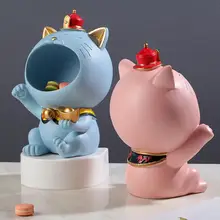 Lucky Cat Resin Statue Storage Box Home Table Decoration Miniature Figurine Sundries Storage Box Modern Art Crafts Ornamental
Lucky Cat Resin Statue Storage Box Home Table Decoration Miniature Figurine Sundries Storage Box Modern Art Crafts Ornamental