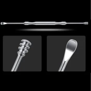 6pcs Double Ended Practical With Box Earpick Kit Spiral Portable Rustless Cleaner Safe Curette Stainless Steel Ear Remove
6pcs Double Ended Practical With Box Earpick Kit Spiral Portable Rustless Cleaner Safe Curette Stainless Steel Ear Remove