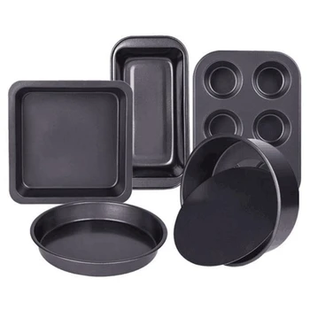 5-Piece Baking Tray Set for Non-Stick Oven
5-Piece Baking Tray Set for Non-Stick Oven