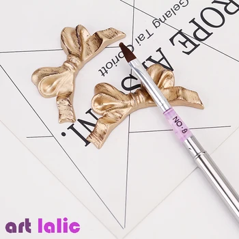 Resin Ribbon Bow Knot Nail Art Brush Holder Gold Acrylic Pen Display Stand Tools UV Gel Polish Brush Rest Decoration 
Resin Ribbon Bow Knot Nail Art Brush Holder Gold Acrylic Pen Display Stand Tools UV Gel Polish Brush Rest Decoration