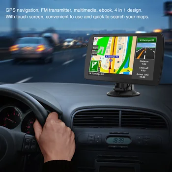 9inch Multifunction GPS Navigation System Universal FM Transmitter LCD Display Car Navigator Quick Searching With Maps
9inch Multifunction GPS Navigation System Universal FM Transmitter LCD Display Car Navigator Quick Searching With Maps