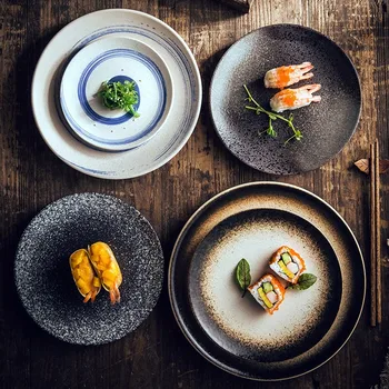 Japanese Style Steak Plate Ceramic Tableware Pizza Snack Dessert Fruit Plate Round Dinner Plate Porcelain Tableware Food Tray
Japanese Style Steak Plate Ceramic Tableware Pizza Snack Dessert Fruit Plate Round Dinner Plate Porcelain Tableware Food Tray