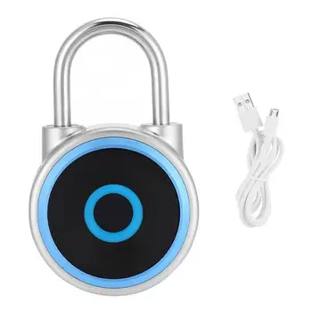 Waterproof Door Lock USB Rechargeable Keyless Fingerprint Bluetooth Padlock Anti-Theft Home Security Hot
Waterproof Door Lock USB Rechargeable Keyless Fingerprint Bluetooth Padlock Anti-Theft Home Security Hot