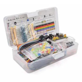 Diy Electronics Basic Starter Kit Breadboard Jumper Wires Resistors Buzzer For Arduino R3 Mega256
Diy Electronics Basic Starter Kit Breadboard Jumper Wires Resistors Buzzer For Arduino R3 Mega256