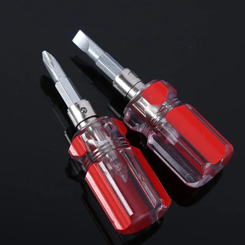 Mini Dual Purpose Slotted/Phillips Screwdriver Expansion Screwdriver Cross Word Ratchet Screwdriver 2in1 Manual Hardware Tools
Mini Dual Purpose Slotted/Phillips Screwdriver Expansion Screwdriver Cross Word Ratchet Screwdriver 2in1 Manual Hardware Tools