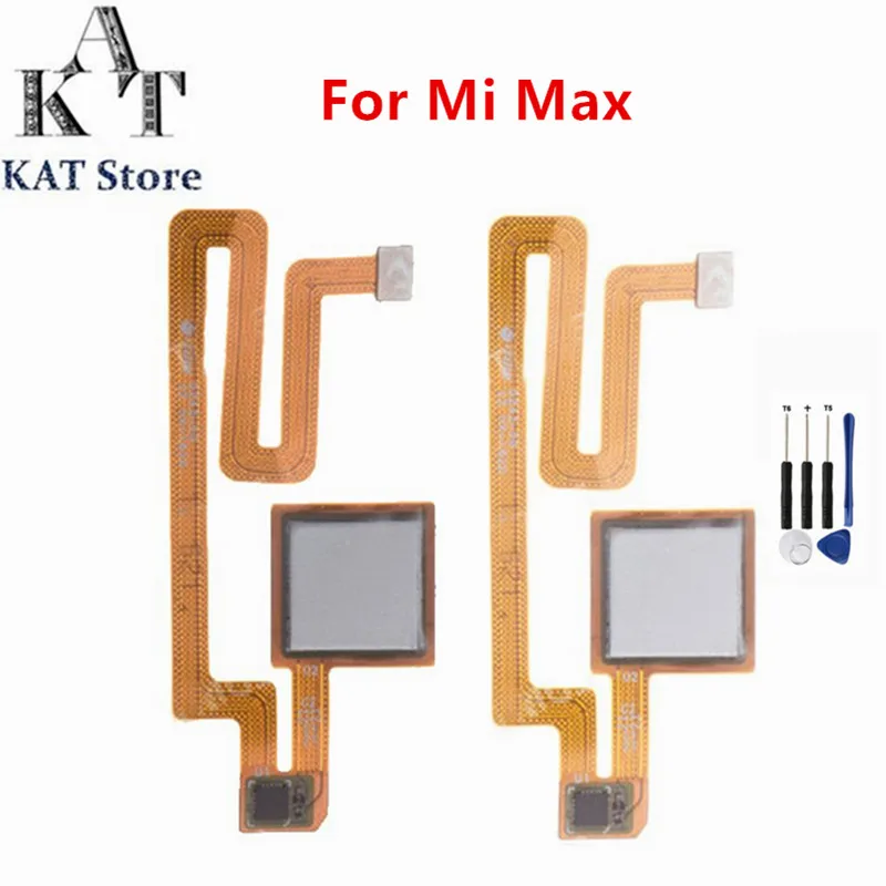 

1PCS Fingerprint Scanner Touch Sensor ID For Xiaomi Max Max 1 Home Button Return Keypad Flex Cable Replacement Parts