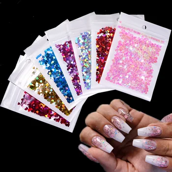 1 Bag Nail Sequins Nail Art Colorful Flakes Holographics Love Heart Nail Sequins Decoration Nail Design Sticker
1 Bag Nail Sequins Nail Art Colorful Flakes Holographics Love Heart Nail Sequins Decoration Nail Design Sticker