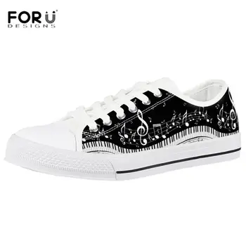 FORUDESIGNS Musical Instrument Piano Guitar Print Low Top Canvas Shoes Ladies Breathable Casual Shoes Women Vulcanized Shoes
FORUDESIGNS Musical Instrument Piano Guitar Print Low Top Canvas Shoes Ladies Breathable Casual Shoes Women Vulcanized Shoes