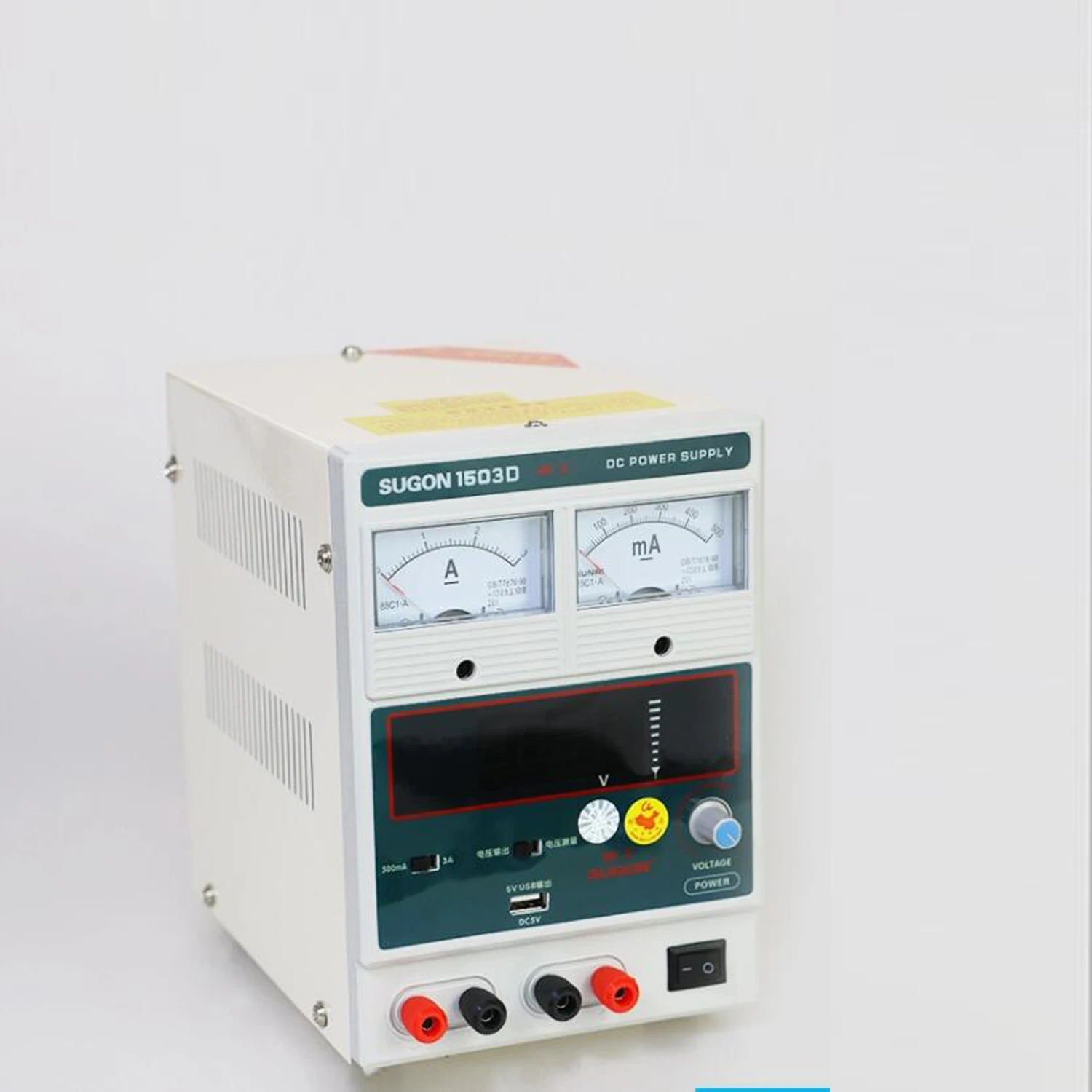 Phone Repair Tool 3A Output Digital Variable DC Power Supply 15V Adjustable Digital Programmable DC Power Supply 1503D
Phone Repair Tool 3A Output Digital Variable DC Power Supply 15V Adjustable Digital Programmable DC Power Supply 1503D