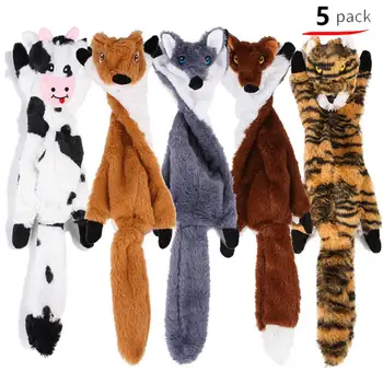 5PCS Cute Plush Toys Dog Chew Squeak Whistling Involved Squirrel Pet Toy Wolf Tiger Fox Cows Animal Shape Puppy Molar Fleece Toy
5PCS Cute Plush Toys Dog Chew Squeak Whistling Involved Squirrel Pet Toy Wolf Tiger Fox Cows Animal Shape Puppy Molar Fleece Toy
