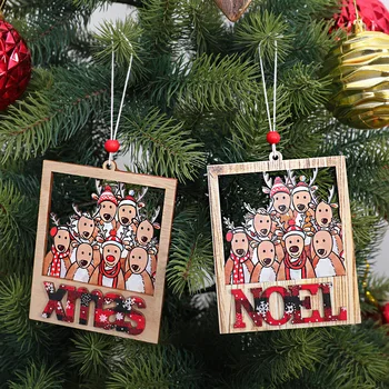 3Pcs Merry Christmas Decorations Wooden Elk Craft Christmas Tree Hang Pendant Ornament Plaid Xmas Noel New Year Decor Kids Gifts
3Pcs Merry Christmas Decorations Wooden Elk Craft Christmas Tree Hang Pendant Ornament Plaid Xmas Noel New Year Decor Kids Gifts