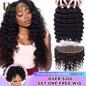 Peruvian Loose Deep Wave Bundles With Closure 3/4Bundles With 4x4 Closure Remy Human Hair Weave Bundles With 13x4 Lace Frontal
Peruvian Loose Deep Wave Bundles With Closure 3/4Bundles With 4x4 Closure Remy Human Hair Weave Bundles With 13x4 Lace Frontal