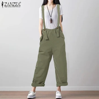 ZANZEA 2020 Fashion Women Casual Jumpsuits Ladies Solid Loose Pocket Overall Playsuits Dungarees Women Jumpsuits Long Mono 5XL
ZANZEA 2020 Fashion Women Casual Jumpsuits Ladies Solid Loose Pocket Overall Playsuits Dungarees Women Jumpsuits Long Mono 5XL