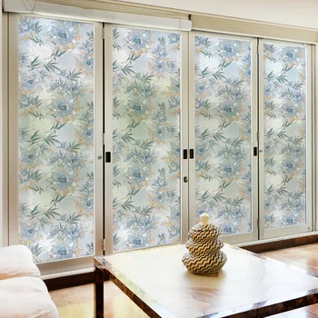 New Home Decor Modern Flowers Stained Window Film Frosted Vinyl Protects Privacy Reduce UV Static Cling Without Glue Removable
New Home Decor Modern Flowers Stained Window Film Frosted Vinyl Protects Privacy Reduce UV Static Cling Without Glue Removable