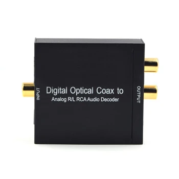 HD 1080P Digital Optical Coaxial Toslink Fiber Conversion SPDIF Coax to Analog RCA Audio Converter Adapter Decoder
HD 1080P Digital Optical Coaxial Toslink Fiber Conversion SPDIF Coax to Analog RCA Audio Converter Adapter Decoder