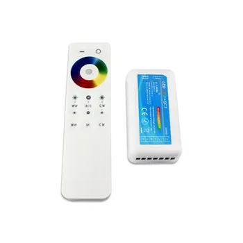 RGBWC LED Controller Dimmer DC12V 24V 20A 16 Million Colors Wireless 2.4G RF Touch Remote Controller for RGB+CCT LED Strip Light
RGBWC LED Controller Dimmer DC12V 24V 20A 16 Million Colors Wireless 2.4G RF Touch Remote Controller for RGB+CCT LED Strip Light