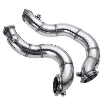 3.0 Exhaust Catless Turbo Downpipe Twin Turbo N54 N54B30 for BMW 135i 335i Z4 N54 E82 E87 E81 E90 E91 E92 2007-2012 
3.0 Exhaust Catless Turbo Downpipe Twin Turbo N54 N54B30 for BMW 135i 335i Z4 N54 E82 E87 E81 E90 E91 E92 2007-2012