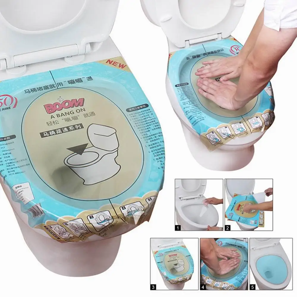36 x 45 cm Plastic Toilet Disposable Sticker Plunger Dredge Easy Fix Clogged Film
36 x 45 cm Plastic Toilet Disposable Sticker Plunger Dredge Easy Fix Clogged Film