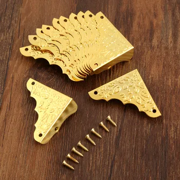 12Pcs 37mm Antique Jewelry Box Wooden Case Edge Cover Corner Protector Guard Decorative Bracket Furniture Hardware Golden
12Pcs 37mm Antique Jewelry Box Wooden Case Edge Cover Corner Protector Guard Decorative Bracket Furniture Hardware Golden
