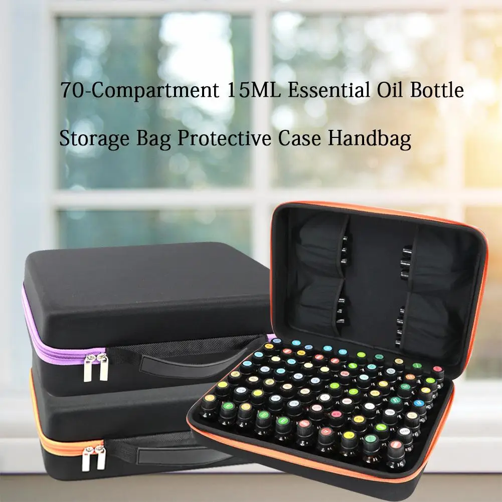 70 Grids 15ml Essential Oil Bottle Storage Bag Protective Case Handbag Eva Essential Oil Case Multi-function Storage Bags
70 Grids 15ml Essential Oil Bottle Storage Bag Protective Case Handbag Eva Essential Oil Case Multi-function Storage Bags