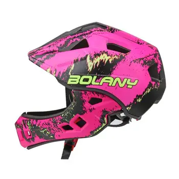 HiMISS Bolany Children's Helmets Full Covered Balance Bike Motocross Downhill Racing Kid Safety Integrally-molded Helmet