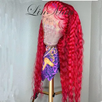 Lace Red Human Hair Wig Brazilian Remy Deep Curly Lace Front Wig Colorful 613 Wigs For Women
Lace Red Human Hair Wig Brazilian Remy Deep Curly Lace Front Wig Colorful 613 Wigs For Women