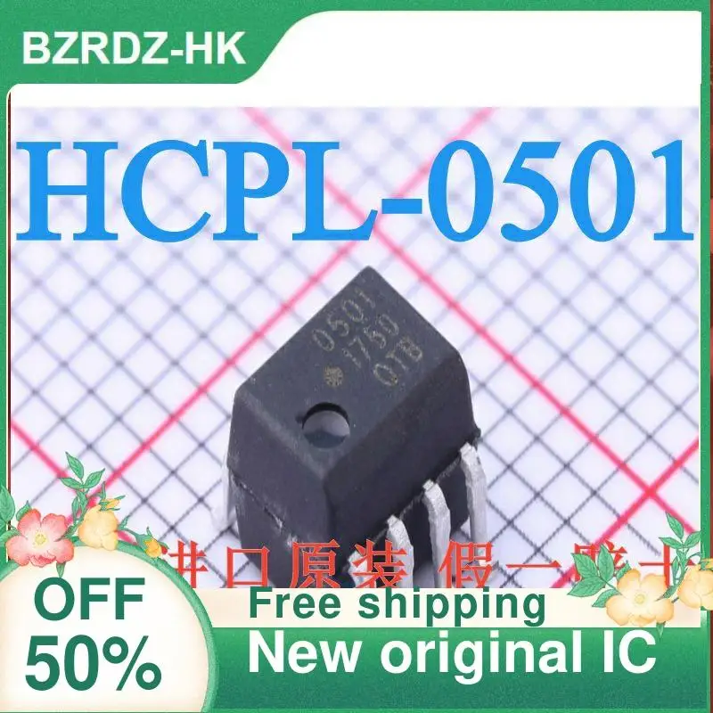 10 шт HCPL-0501 501 SOP8 одноканальный высокоскоростной оптрон новый оригинальный IC
10 шт HCPL-0501 501 SOP8 одноканальный высокоскоростной оптрон новый оригинальный IC
