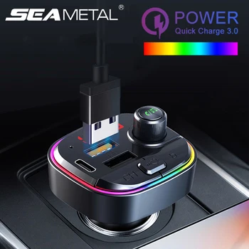 Bluetooth 5.0 FM Transmitter Dual USB Car Charger QC3.0 Wireless Handsfree Audio Receiver Auto MP3 Modulator Player LED Display
Bluetooth 5.0 FM Transmitter Dual USB Car Charger QC3.0 Wireless Handsfree Audio Receiver Auto MP3 Modulator Player LED Display