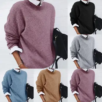 Elegant Women Autumn Solid Color Turn Down Collar Fake Two Pieces Stitching Sweater
Elegant Women Autumn Solid Color Turn Down Collar Fake Two Pieces Stitching Sweater