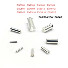 Tube Bare Crimp Terminals Electrical Naked Cord End Terminal Wire Cable Connector EN0508~EN50-20 Copper Ferrules 22-1/0AWG
Tube Bare Crimp Terminals Electrical Naked Cord End Terminal Wire Cable Connector EN0508~EN50-20 Copper Ferrules 22-1/0AWG