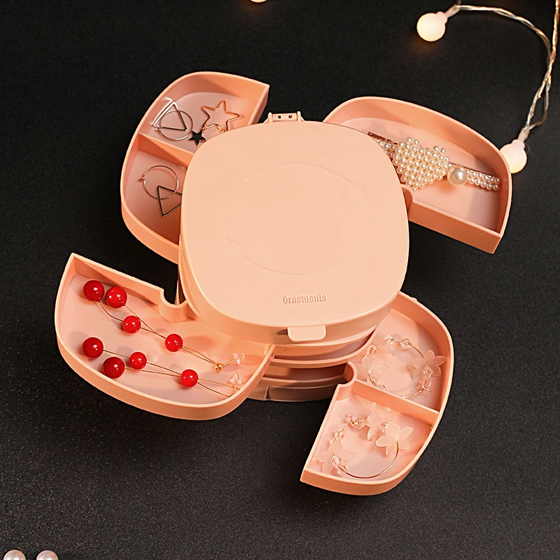 Jewelry Organizer Large Rotating Jewelry High Capacity Three-Dimensional Stora Makeup Organizer Beauty Makeup Storage Travel Box
Jewelry Organizer Large Rotating Jewelry High Capacity Three-Dimensional Stora Makeup Organizer Beauty Makeup Storage Travel Box