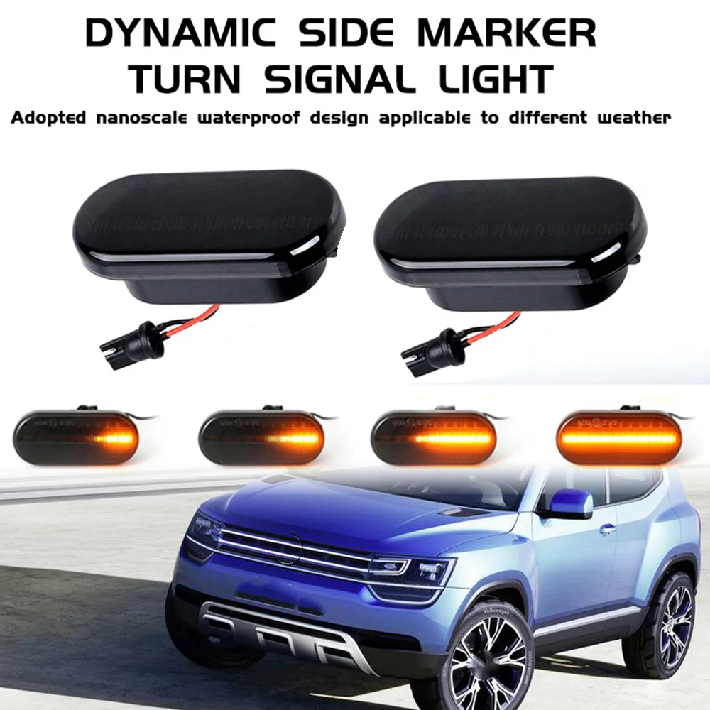 Car Auto Amber LED Sequential Dynamic Side Marker Turn Signal Light For MK4 Golf
Car Auto Amber LED Sequential Dynamic Side Marker Turn Signal Light For MK4 Golf