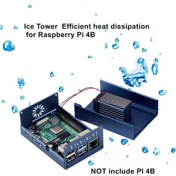 High Quality For Raspberry Pi 4B Aluminum Protection Case Cover Ice Tower Metal Enclosure
High Quality For Raspberry Pi 4B Aluminum Protection Case Cover Ice Tower Metal Enclosure
