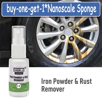 HGKJ-18 20/50ml Car Paint Wheel Iron Powder Rust Remover Window Metal Parts Washing Agent Car Wash Household Auto Cleaning TSLM1
HGKJ-18 20/50ml Car Paint Wheel Iron Powder Rust Remover Window Metal Parts Washing Agent Car Wash Household Auto Cleaning TSLM1