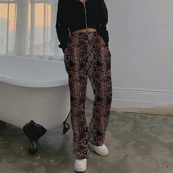 Lychee Harajuku Elastic Waist Wide Leg Female Trousers Colorful Snakeskin Print Women Pants Casual Loose Autumn Lady Bottoms
Lychee Harajuku Elastic Waist Wide Leg Female Trousers Colorful Snakeskin Print Women Pants Casual Loose Autumn Lady Bottoms