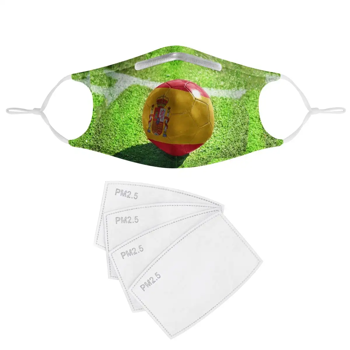 Mask Football 4Pcs Filter Masks Anti-dust Washable Gas Mask Spain Flag Pattern Customizable Soccer Team Logo
Mask Football 4Pcs Filter Masks Anti-dust Washable Gas Mask Spain Flag Pattern Customizable Soccer Team Logo