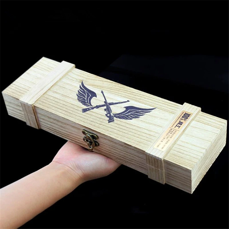 Game PLAYERUNKNOWN’S BATTLEGROUNDS Periphery PUBG Chicken Storage Box Wooden Box Weapon Model Collection Decoration
Game PLAYERUNKNOWN’S BATTLEGROUNDS Periphery PUBG Chicken Storage Box Wooden Box Weapon Model Collection Decoration