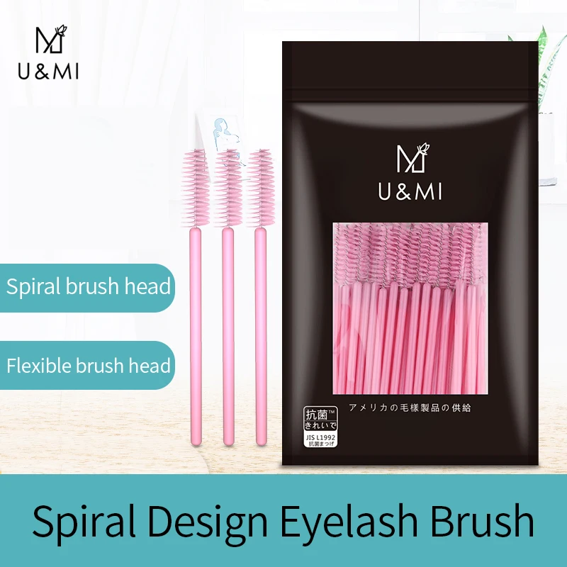 Spiral arbitrary bending Eyelash brush 50 Pcs red color ceyebrows lash brush makeup brushes tools eyebrows available
Spiral arbitrary bending Eyelash brush 50 Pcs red color ceyebrows lash brush makeup brushes tools eyebrows available