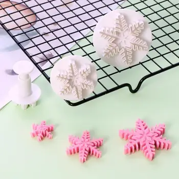 DIY Snowflake Fondant Cake Decorating Tools Plunger Sugarcraft Mold Tools Christmas Xmas Gift
DIY Snowflake Fondant Cake Decorating Tools Plunger Sugarcraft Mold Tools Christmas Xmas Gift