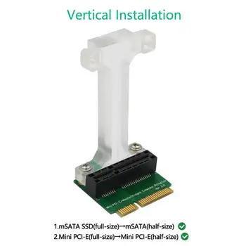 Mini PCI-E mSATA Connector Adapter Card for 3G 4G WWAN LTE GPS Module mSATA Card Vertical Mounting with Stable Bracket
Mini PCI-E mSATA Connector Adapter Card for 3G 4G WWAN LTE GPS Module mSATA Card Vertical Mounting with Stable Bracket