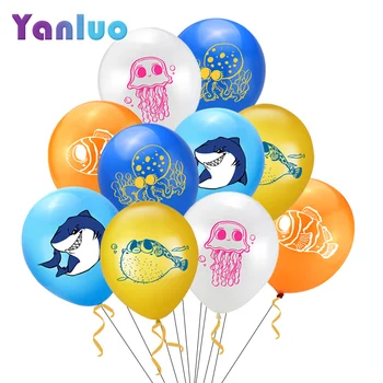 10pcs12inch Sea Animal latex balloons Shark Theme Party Kids Birthday Decor Baby Shower Inflatable Balloons Globos
10pcs12inch Sea Animal latex balloons Shark Theme Party Kids Birthday Decor Baby Shower Inflatable Balloons Globos