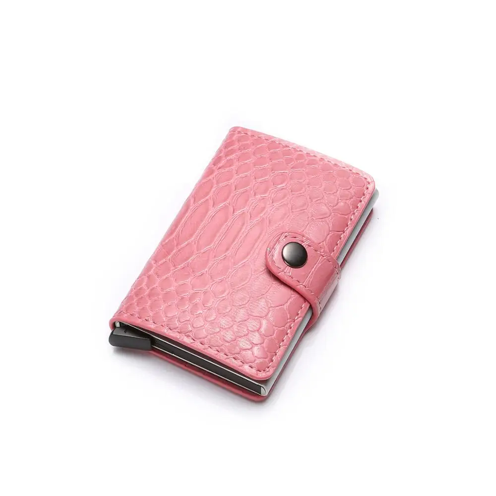 Rfid Smart Women&men wallet Blocking ID Credit Card Holder Wallet Business Cash Bank Card Holder Leather metal purse cardholder
Rfid Smart Women&men wallet Blocking ID Credit Card Holder Wallet Business Cash Bank Card Holder Leather metal purse cardholder