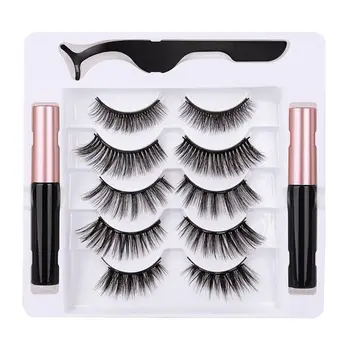 5 Pairs 3D Magnetic Eyelashes with Magnetic Eyeliner and Tweezer Set Makeup Tool
5 Pairs 3D Magnetic Eyelashes with Magnetic Eyeliner and Tweezer Set Makeup Tool