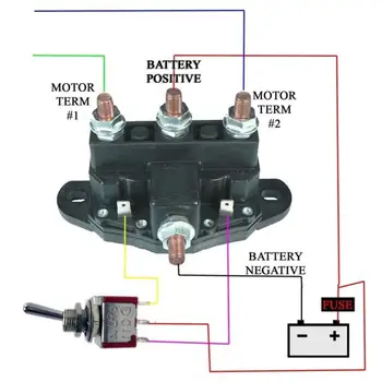 New 5/16"-24 Relay Threaded Studs 6 Terminals 12V Reversing Polarity Contactor Relay Winch Motor Reversing Solenoid Switch
New 5/16"-24 Relay Threaded Studs 6 Terminals 12V Reversing Polarity Contactor Relay Winch Motor Reversing Solenoid Switch