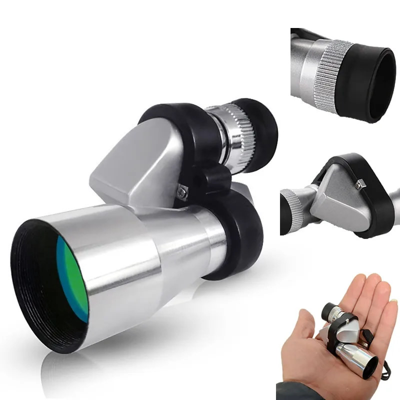 8*20 Portable HD Monocular Telescope Seiko Metal Optical Focus Mini Pocket Telescope FMC View of Hunting Outdoor Night Vision
8*20 Portable HD Monocular Telescope Seiko Metal Optical Focus Mini Pocket Telescope FMC View of Hunting Outdoor Night Vision