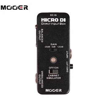 MOOER MICRO DI Cabinet Simulator Guitar Effect Pedal Direct Input Box True Bypass Full Metal Shell Guitar Parts & Accessories
MOOER MICRO DI Cabinet Simulator Guitar Effect Pedal Direct Input Box True Bypass Full Metal Shell Guitar Parts & Accessories