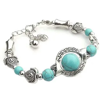 2020 Turquoise Bracelet Classic Luxury Women Summer Unique Design Beaded Bracelet para mujer Pulseira feminina Браслет
2020 Turquoise Bracelet Classic Luxury Women Summer Unique Design Beaded Bracelet para mujer Pulseira feminina Браслет