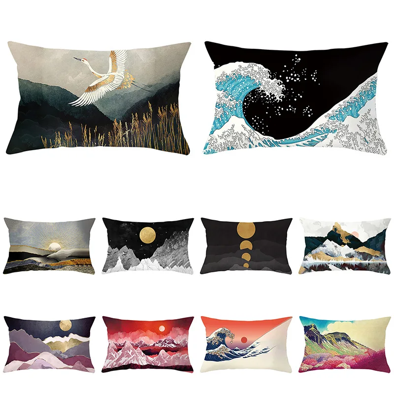 Chinese Style Scenery Single Side Printed Polyester Peach Skin Pillow Cover Rectangular Sofa Pillow Case Customizable
Chinese Style Scenery Single Side Printed Polyester Peach Skin Pillow Cover Rectangular Sofa Pillow Case Customizable